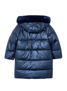 Manteau rembourré Mayoral bleu vif pour fille