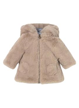 Manteau réversible Mayoral à imprimé animal bleu pour bébé