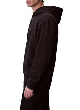 Sweatshirt Calvin Klein Jeans Circle noir pour homme