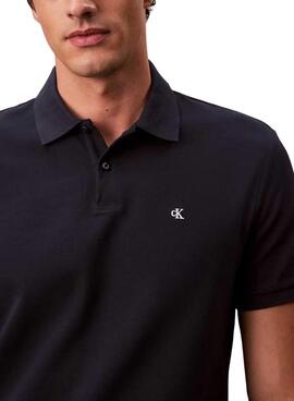 Polo Calvin Klein Jeans Monogram bleu marine pour homme