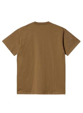 Maillot Carhartt Chase marron pour homme