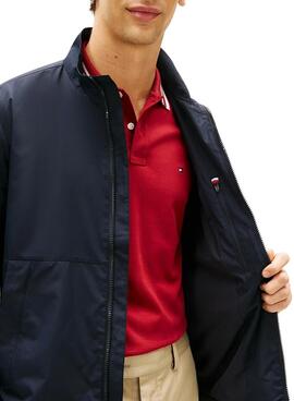 Veste Tommy Hilfiger Branded bleu marine pour homme