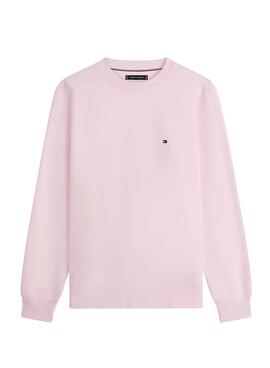 Sweat-shirt basique rose Tommy Hilfiger pour homme