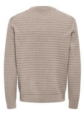 Maillot Only and Sons Berry beige pour homme