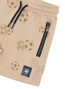 Bermudes Mayoral poches à fermeture éclair chameau pour garçon