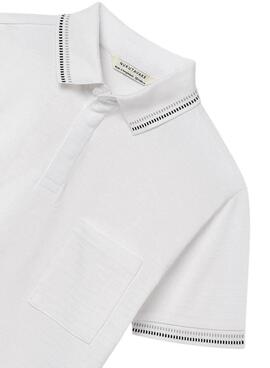 Polo du maire avec poche blanche pour garçon