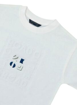 T-shirt Mayoral On The Road blanc pour garçon