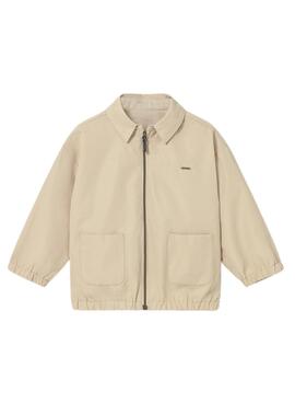 Veste réversible beige Mayoral pour bébé