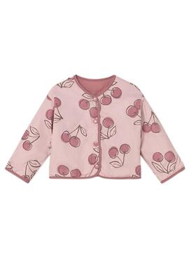Veste Mayoral réversible rose pour bébé