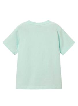 T-shirt Mayoral Vespa turquoise pour garçon