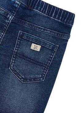Bermuda vaquera Mayoral jogger bleu foncé pour garçon