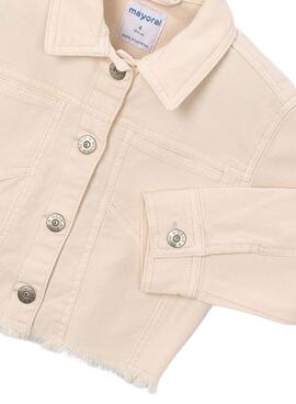 Veste de chasse beige Mayoral pour fille