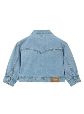 Veste en jean Mayoral bleu clair pour fille.