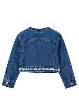 Veste en jean Mayoral Guipur pour fille