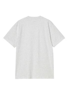 T-shirt Carhartt Script gris pour homme