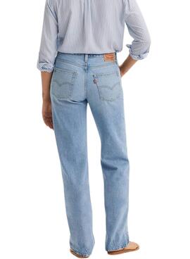 Jean Levis 94 Baggy en denim clair pour femme