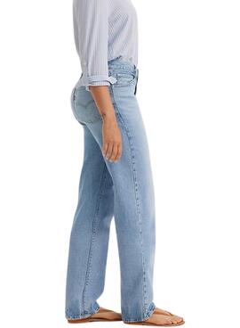 Jean Levis 94 Baggy en denim clair pour femme