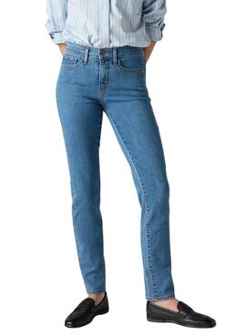 Jean Levi's 314 en denim clair pour femme
