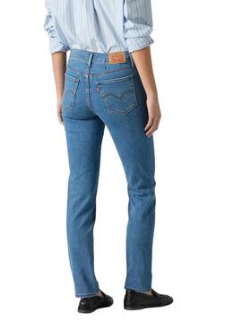 Jean Levi's 314 en denim clair pour femme
