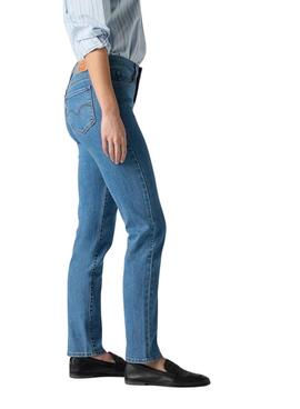 Jean Levi's 314 en denim clair pour femme