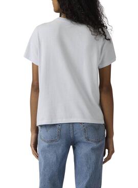 T-shirt Levi's basique bleu pour femme.