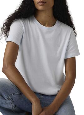 T-shirt Levi's basique bleu pour femme.