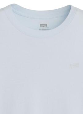 T-shirt Levi's basique bleu pour femme.
