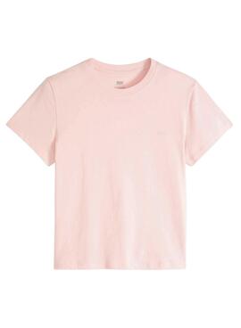 T-shirt Levi's rose basique pour femme