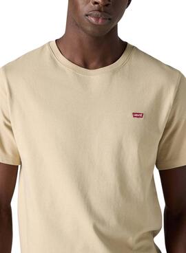 T-shirt Levi's Original beige pour homme