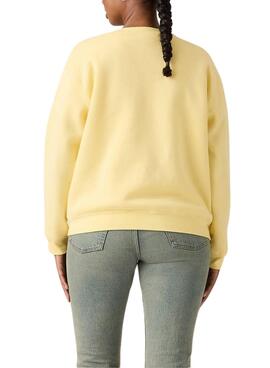 Sweatshirt Levis Everyday jaune pour femme