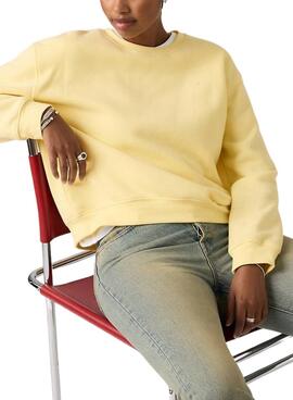 Sweatshirt Levis Everyday jaune pour femme