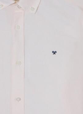 Chemise Silbon à rayures jaunes Oxford pour homme