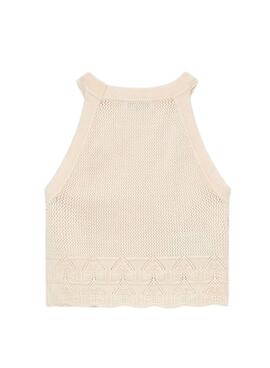Top Mayoral beige pour fille