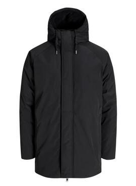 Parka Jack and Jones Wood noir pour homme