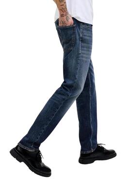 Jean Jack and Jones Mike bleu pour homme