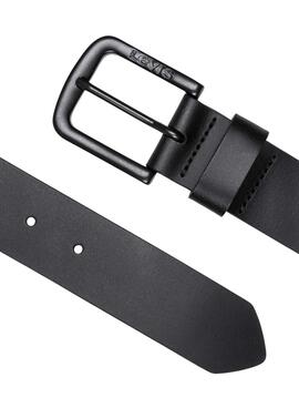 Ceinture Levi's Seine noir mat pour homme
