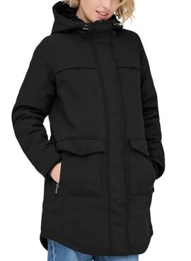Parka Only Masstrich noire pour femme