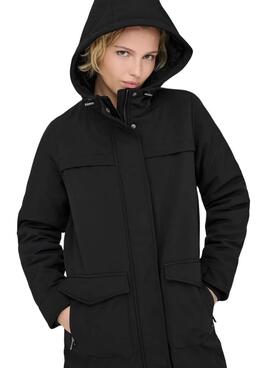 Parka Only Masstrich noire pour femme