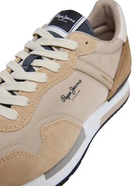 Chaussures Pepe Jeans Hailon beige pour homme
