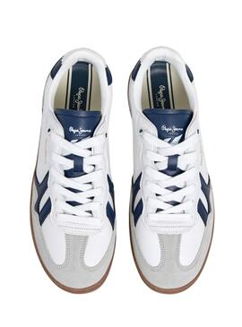 Chaussures Pepe Jeans Ball Essence blanches pour homme.
