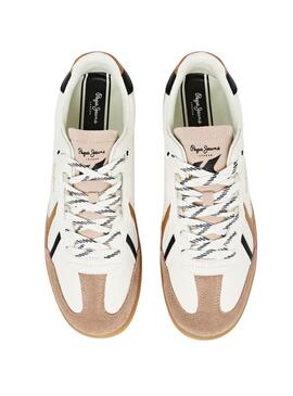 Chaussures Pepe Jeans Ball Mood blanches pour homme