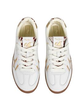 Chaussures Pepe Jeans Ball Chic blanches pour femme