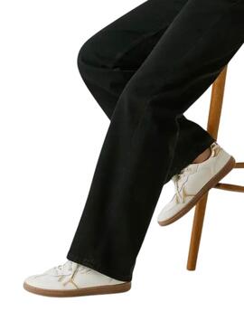 Chaussures Pepe Jeans Ball Chic blanches pour femme