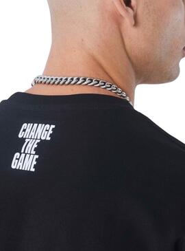 T-shirt Project x Paris Change The Game noir pour homme.