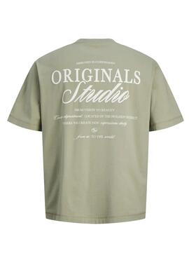 T-shirt Jack and Jones Norrebro verte pour homme