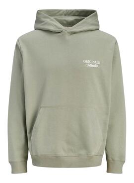 Sweatshirt Jack and Jones Norrebro vert pour homme.