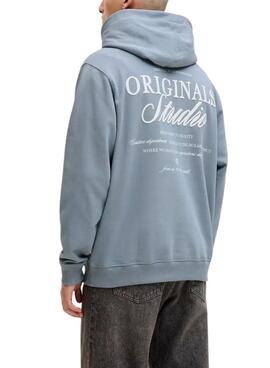 Sweatshirt Jack and Jones Norrebro bleu pour homme