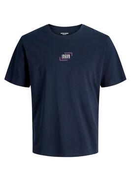T-shirt Jack and Jones Corp bleue marine pour homme