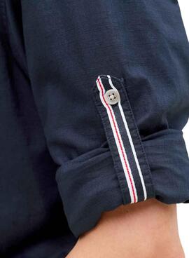 Chemise Jack and Jones Henry bleue marine pour homme