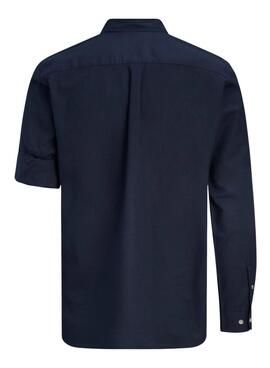 Chemise Jack and Jones Henry bleue marine pour homme